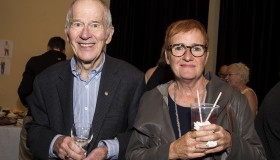 Roland Lepage (comédien) et Lise Riverin (La Capitale assurances et services financiers)