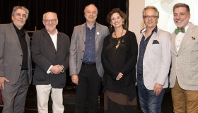 Quelques-uns des fondateurs et anciens directeurs artistiques de La Bordée (et l'actuel !) : Jack Robitaille, Claude Binet, Michel Nadeau, Pierrette Robitaille, Jacques Girard et Jacques Leblanc