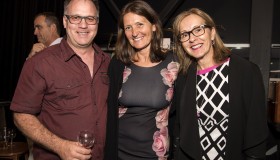 Carol Cassistat (Théâtre du Gros Mécano), Sophie Bégin (TVA) et Lucie Jalbert (TVA)